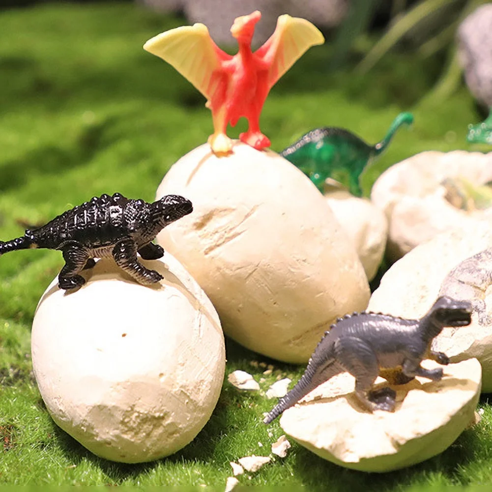 12Pcs Diy Dinosaurus Eieren Archeologische Opgraving Serie Model Leren Educatief Paleontolog Fossielen Geschenken Speelgoed Voor Kinderen