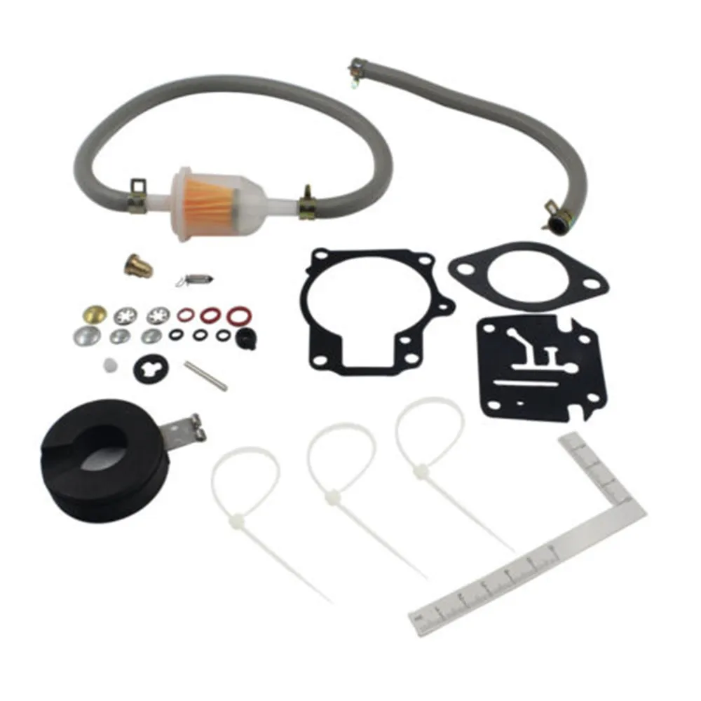 Carburetor Rebuild Kit for Johnson Evinrude 398729 396701 392061 Sierra 18-7222 18-7042 Outboard Motors 18-75 HP