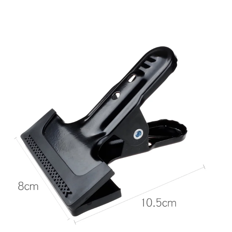 Metal Clip Photo Studio Background Support Clamps With Rubber Protective Sleeve Backdrop Bracket Holder Photography Accessory