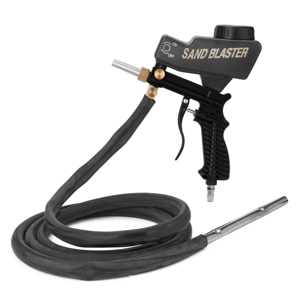 

Portable Sandblaster Machine with Gravitation Feed Siphon Feed in One for Remove Rust Paint Dirt Air Tools Spray Machines