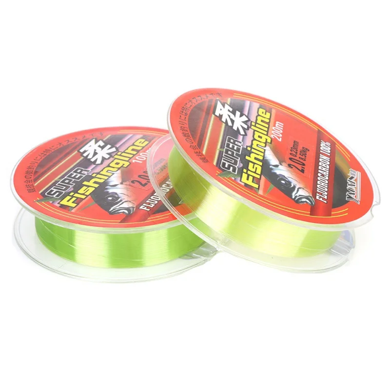 100/200/300/500M Nylon Fishing Line Fluorocarbon Coated Monofilament Fishing Leader Line Carp Strong Pull Fishing Line