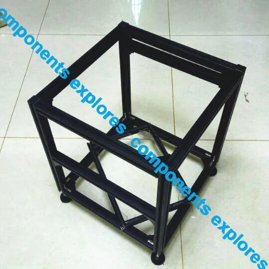 Çerçeve Hypercube Evolition 300*300*500 300*300*600 3D Baskılı Parçalar Siyah veya Gümüş renkli