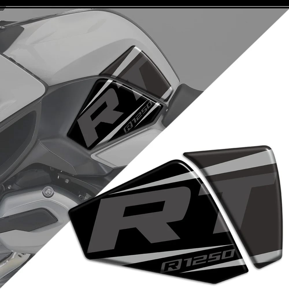 R1250 For BMW R1250RT R 1250 RT Tank Pad Stickers Trunk Luggage Case Emblem Decal Protector Fairing Fender