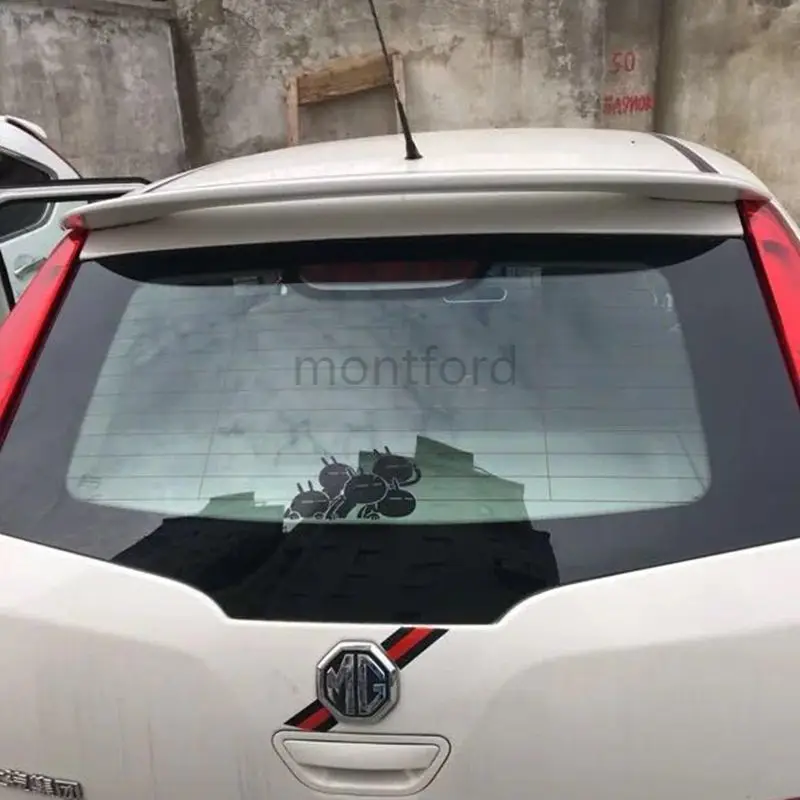 MONTFORD For Morris Garages MG 3 Spoiler 2010 2011 2012 2013 ABS Plastic Unpainted Primer Color Rear Trunk Boot Lip Wing Spoiler