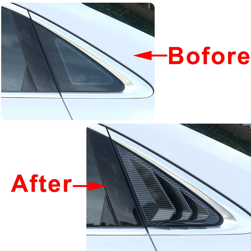 Car Side Vent Window Louver Cover Trim Sticker For Audi A3 8V A4 B8 B9 A5 Sportback Saloon A6 C7 C8 Q3 Q5 Styling Accessories