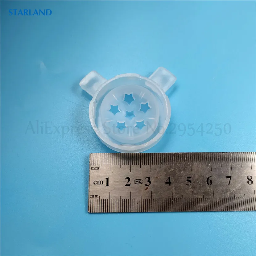 3 قطعة أغطية نماذج الآيس كريم على شكل Pentastar لفوهة ملحقات صانع الخدمة الناعمة 37 مللي متر القطر الداخلي 3 في 1