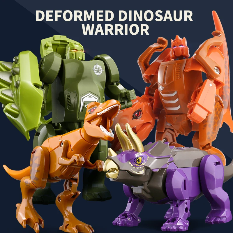 

Dinosaurs Transform Robot Jurassic Park Action Figures Toys for Boy Assemble Children Toy 6 to 10 Years Educational