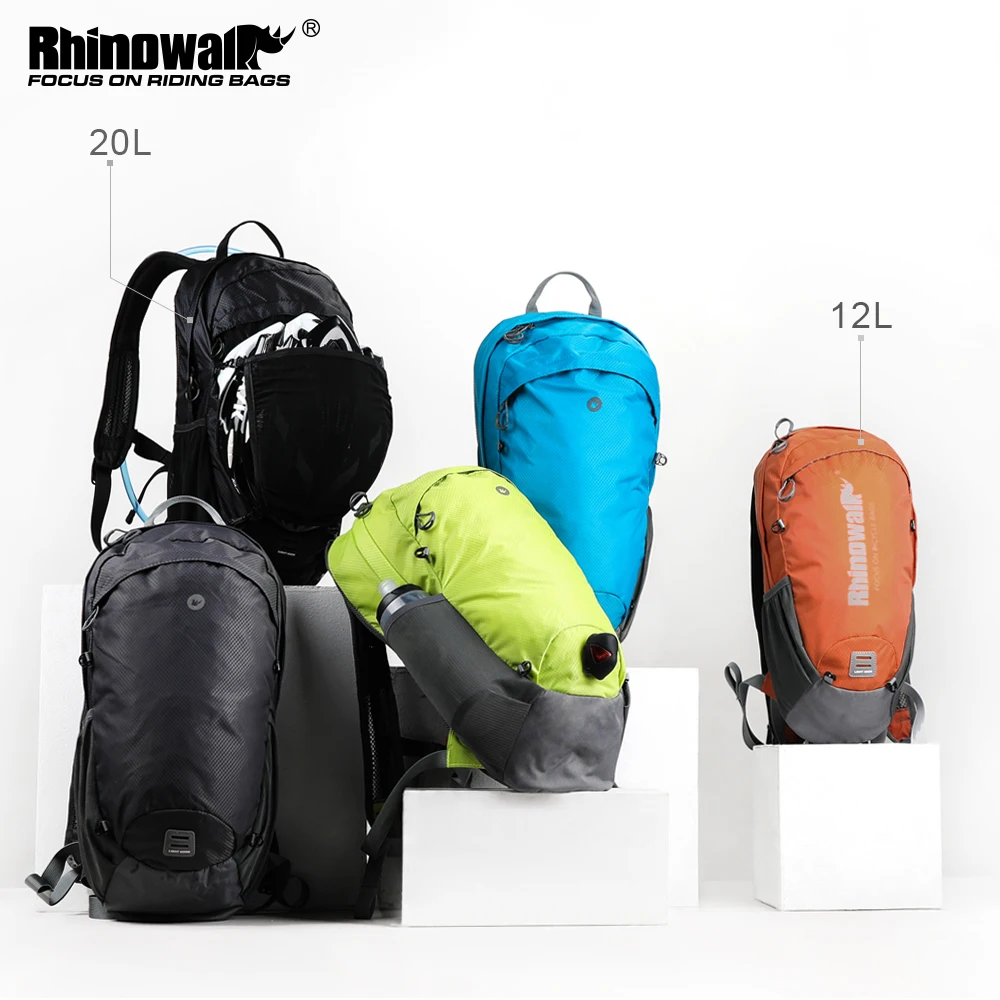 Rhinowalk 20L Bicycle Bag Functional Cycling Backpack Outdoor Camping Backpack Nylon helmet Bag For cycling Lightweight