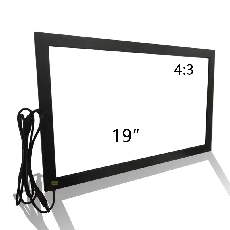 

19 inch 4:3 multi-touch point infrared touch frame touch screen overlay kit 10 points with glass