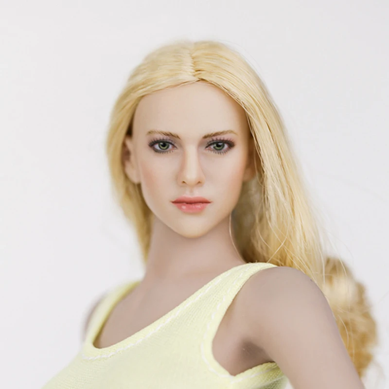 Collectible 1/6 Scale Sexy European Beauty Head Sculpt Carving KT004 KT005 KT006 KT007 KT008 for 12