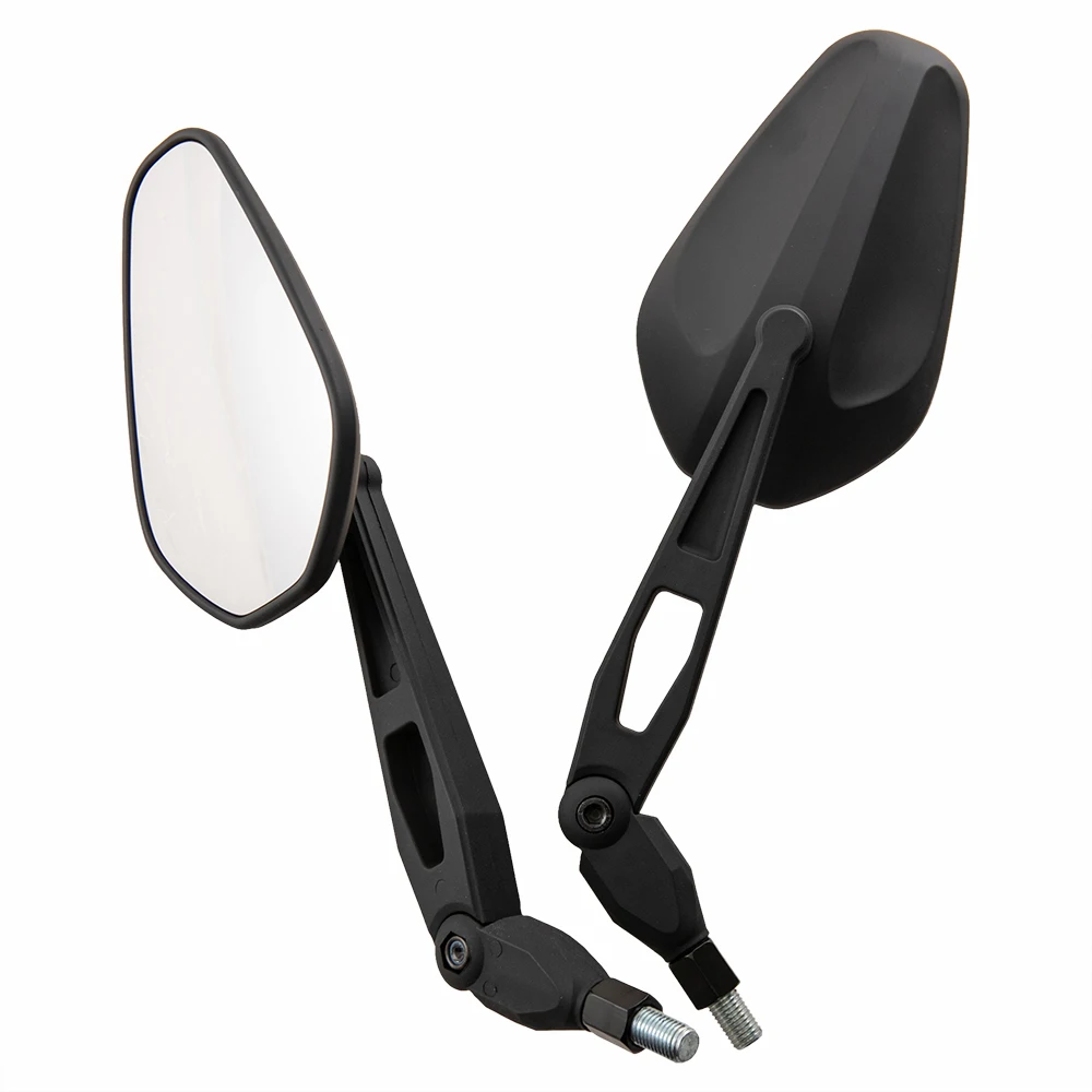 Motorcycle Rear View Mirrors Universal Side Rearview Mirror 10mm Fits for Bonneville Speed Triple Street Triple Tiger