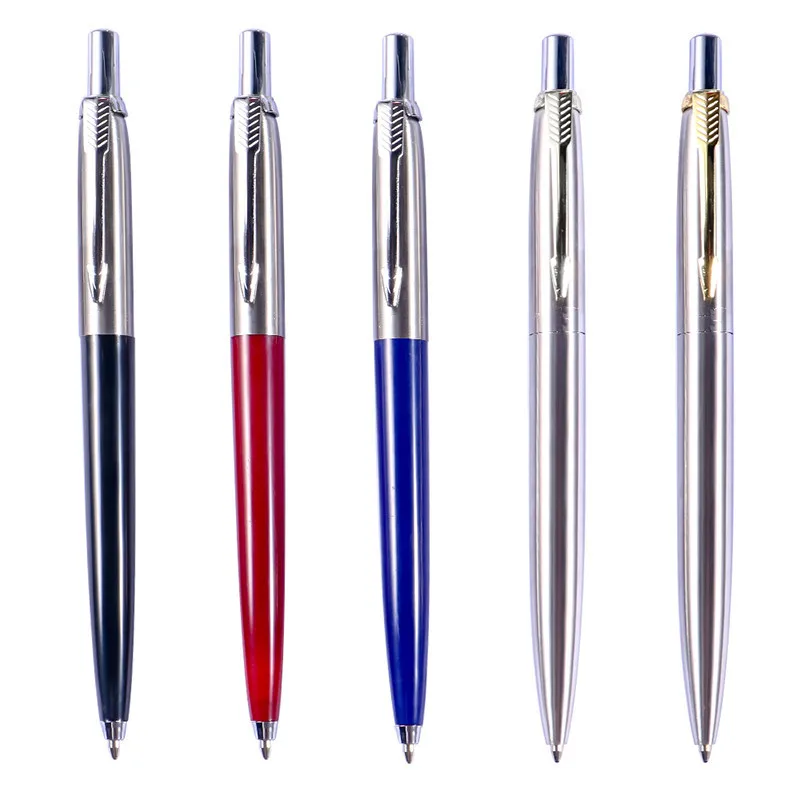 

Metal Press Ballpoint Pen 500PCS PER Set Advertising Pen Promotional Advertising Press Ball Pen Custom Brand