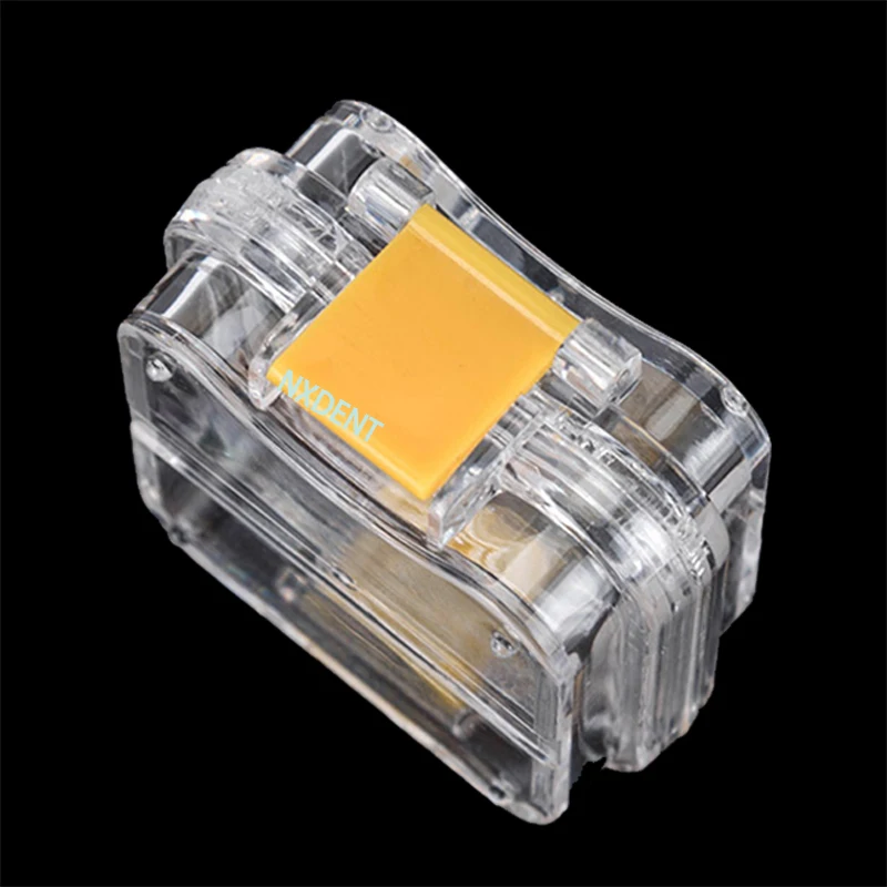 Small Dental Crown Box With Transparent Flexible Film Crown-keeping Box Plastic Teeth Tool Material Inside Denture Storage