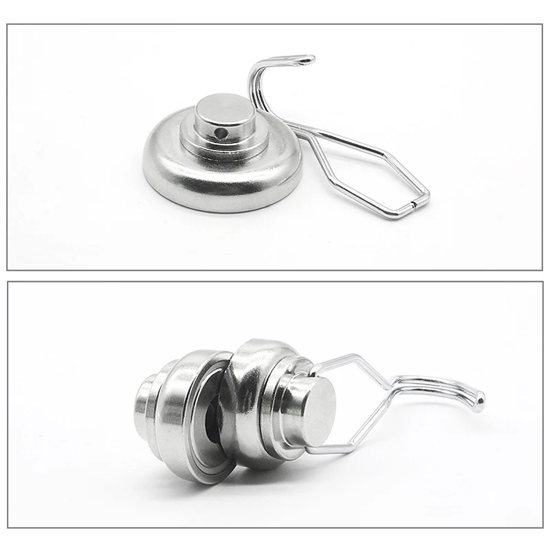 Ganci magnetici girevoli ganci magnetici al neodimio per impieghi gravosi 4 pezzi con adesivi antigraffio per frigorifero domestico cucina disponibile