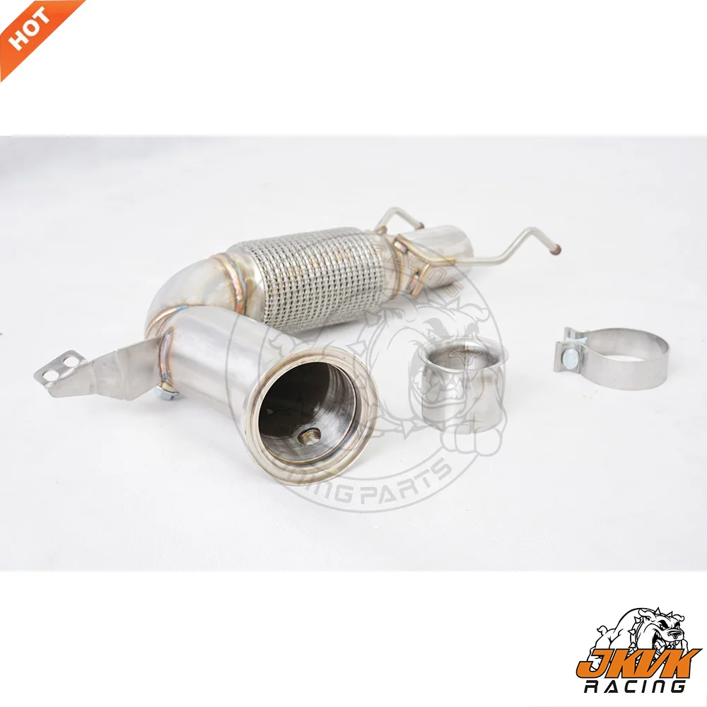 JKVK RACING SS304 High Quality M INI C OOPER S F56 2.0T 2014+ Decat Downpipe  25HP+