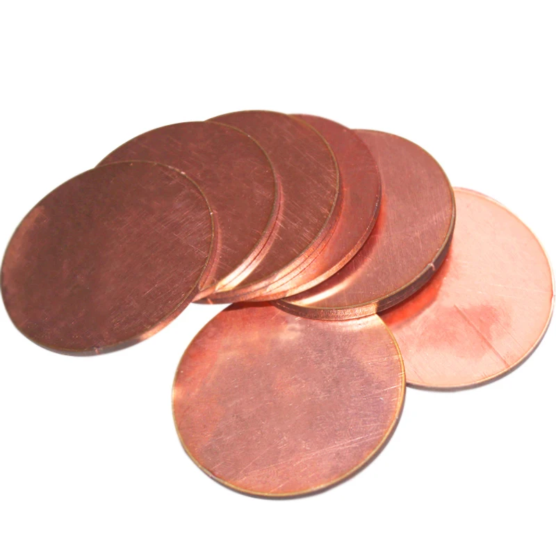 

1/3/5Pcs Copper Disc Round Plate Sheet Dia. 50mm 100mm 150mm 200mm H62 Copper Sheet Plate