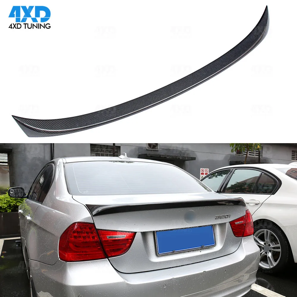 E90 Sedan Carbon Spoiler AC Style For BMW M3 E90 328i 330i 335i 320i Rear Trunk Spoiler Wing 2005 2006 2007 2008 2009 2010 2011