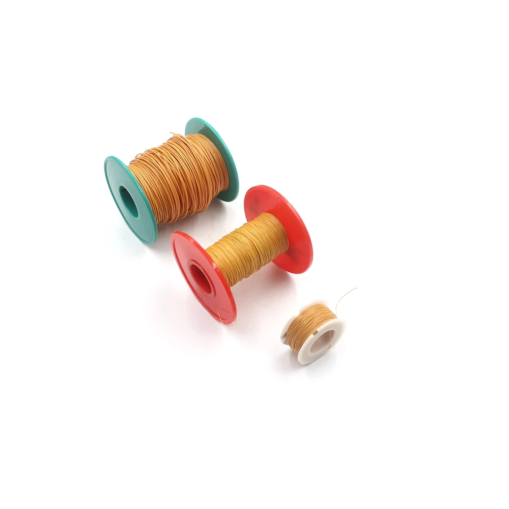 0.15mm 0.16mm 0.18mm 0.2mm 0.23mm 0.25mm 0.28mm Triple Insulated Wire Insulation Bare Copper Coil Winding Wires TIW Tex Cable