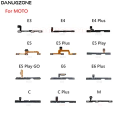 Power Button Switch Volume Button Mute On / Off Flex Cable For Motorola MOTO E6 Plus E5 Play GO C M E4 E3