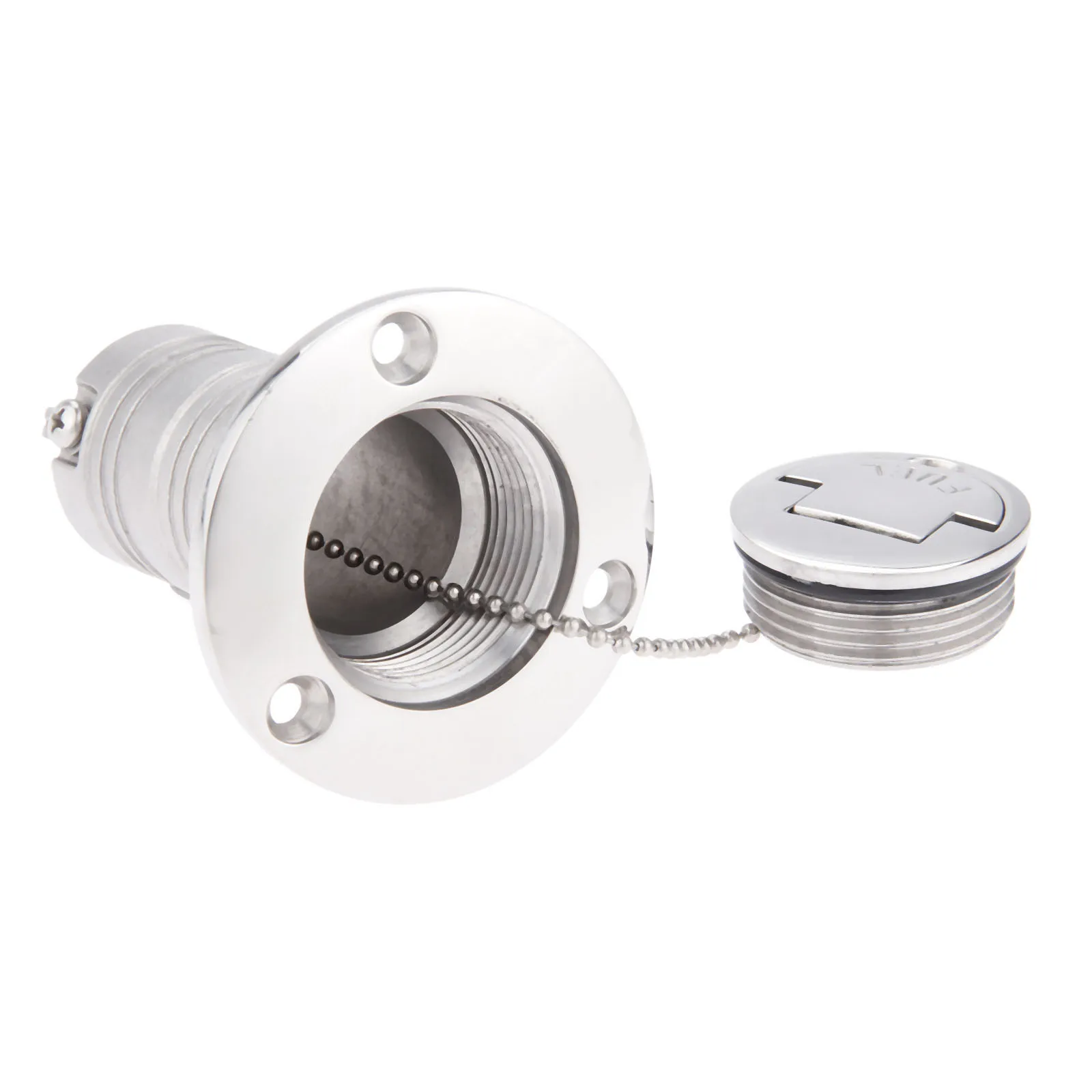 

Yachts 316 Stainless Steel Marine Keyless Cap Boat Deck Fuel Filler For Caravans Boats Marine Hardware 1-1/2" 1.5inch 38mm Tube