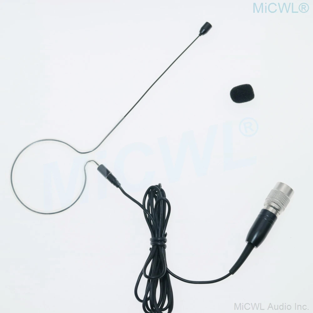 Кардиоидный петличный микрофон-гарнитура для беспроводной системы BodyPack Audio-Technica, всенаправленный микрофон для наушников MiCWL