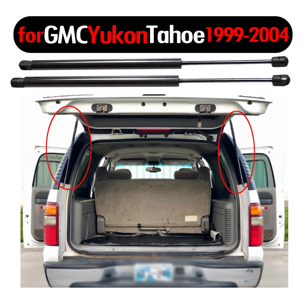 Qty 2 Auto Liftgate Tailgate Trunk Lift Supports Gas Struts for 1999-2004 GMC Yukon for Cadillac for Chevrolet Tahoe 24.69 inch