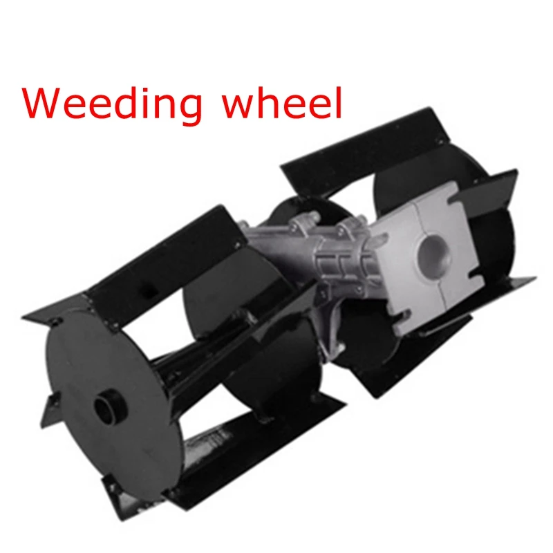 Lawn mower accessories loosening wheel ditching turning weeding wheel multifunctional agriculture small micro tillage machine