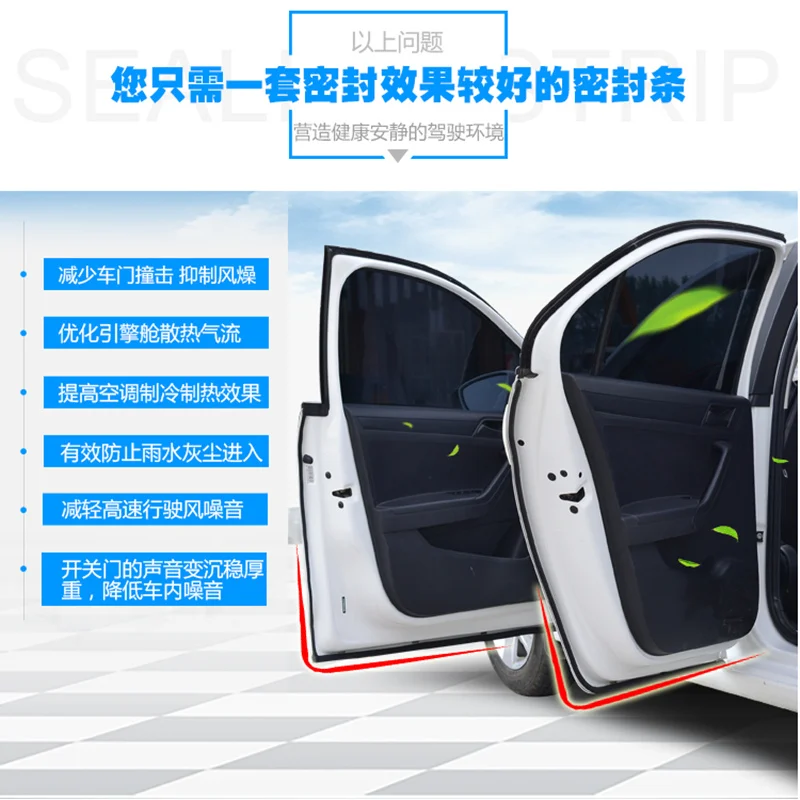パトロールY62車のドア,防音,車の装飾,防塵ストリップ,ノイズリダクション