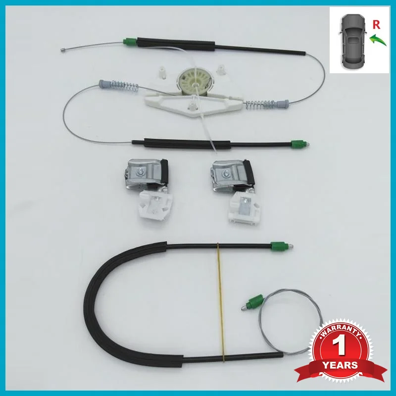 

For Skoda Fabia MK1 2000 2001 2002 2003 2004 2005 2006 2007 2008 Car-style Electric Window Regulator Repair Kit Front Right Side