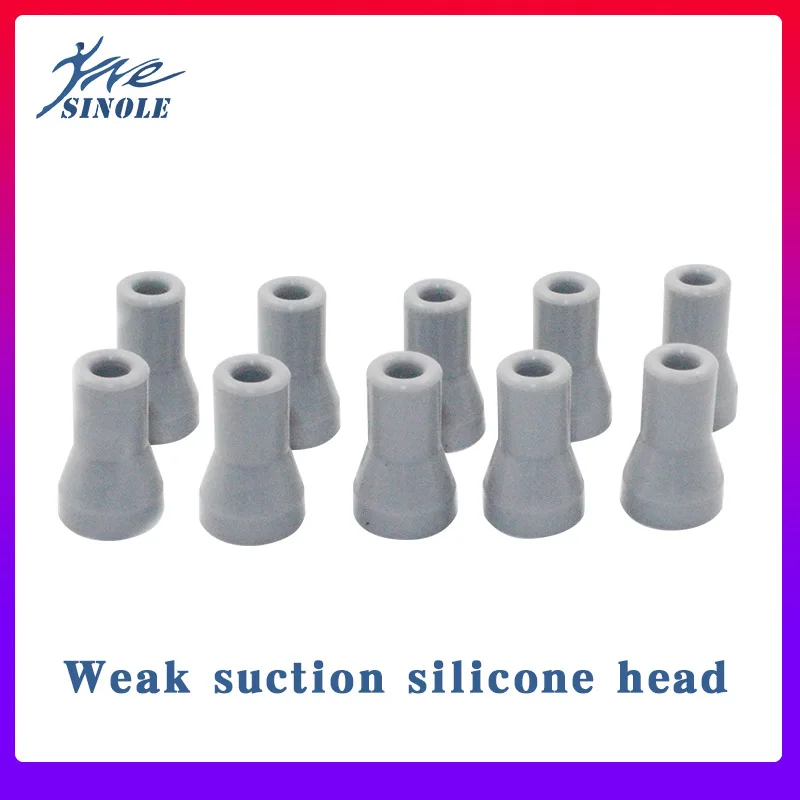 10 Pcs Dental chair accessories dental Weak suction pad Weak suction valve Weak suction silicone head Dental accessories