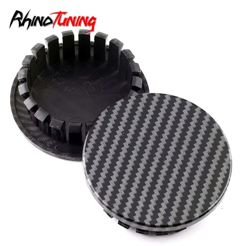 1pc 59mm 46mm Wheel Centre Hub Caps For Car Rims Cover Refits  Styling Carbon Fiber Auto Accessroies ABS Plastic