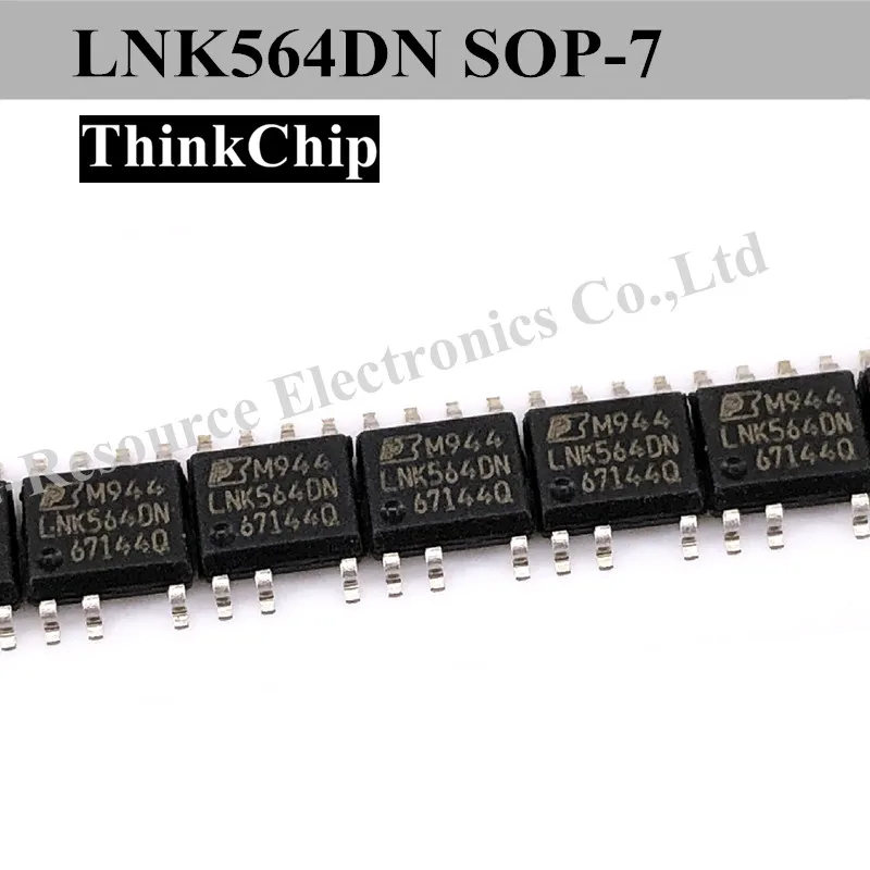 (10pcs) LNK564DN LNK564D LNK564 SOP-7 Energy Effi cient Off-Line Switcher IC for Linear Transformer Replacement