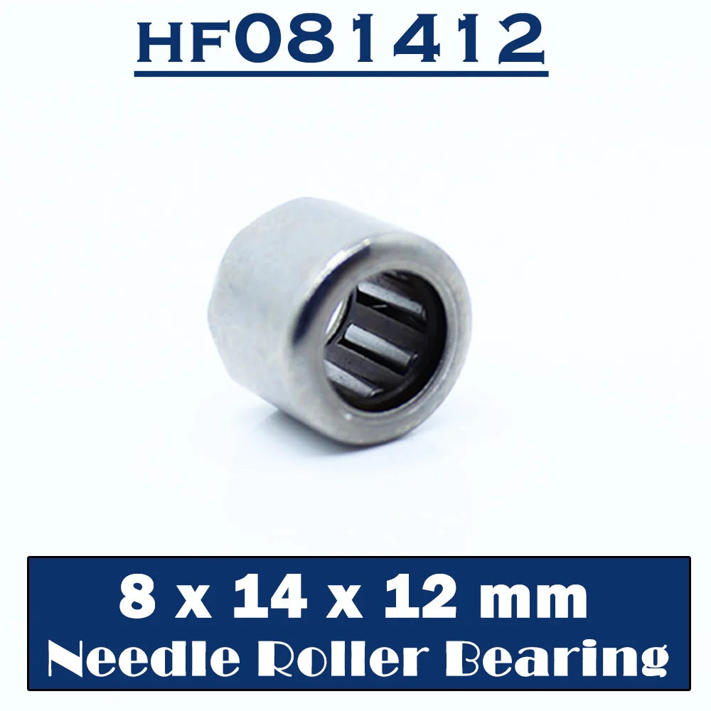 HF081412 Bearing 8*14*12 mm ( 10 PCS ) Drawn Cup Needle Roller Clutch HF081412 FC-8 Needle Bearing