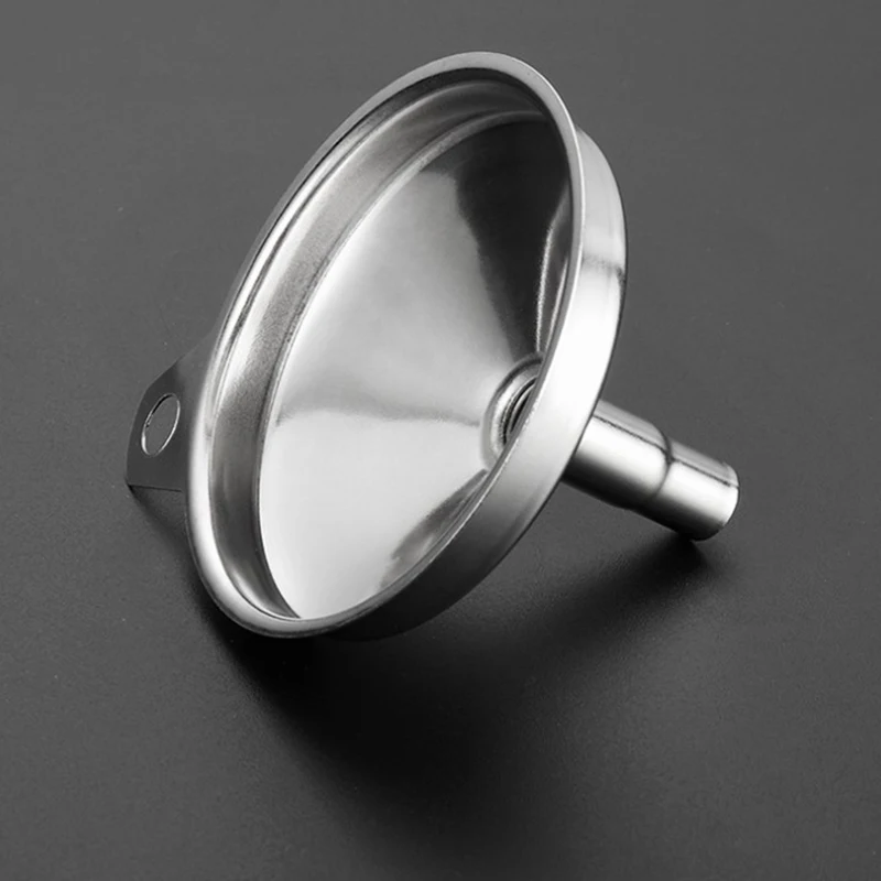 

1pc 304 Stainless Steel Mini Cone Funnel Filling Hip Flask Beer Liquid Oil Tools Small Mouth Infusing Sauce And Wine