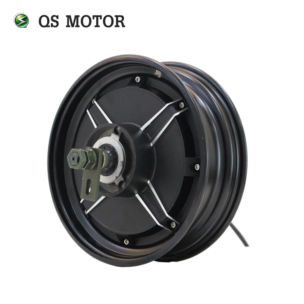 QSMotor 10*2.15inch 3000W QS205 V3 72V 55KPH Low Power BLDC Gearless in Wheel Hub Motor for Electric Scooter