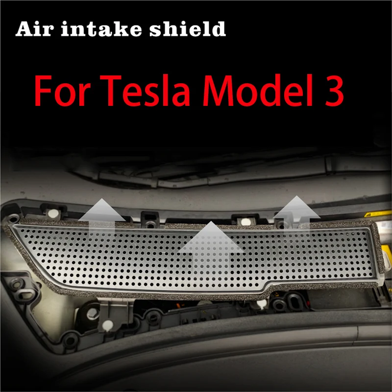 

Air Conditioning Air Inlet Protection Cover Dustproof Anti-dirty Purification Air Filter For Tesla Model 3