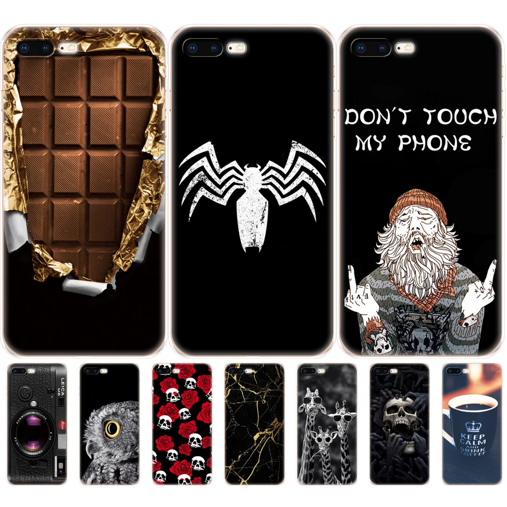 silicone case FOR iPhone 5 5S SE 6 6S 7 8 Plus X XS 10 Case Cover FOR Capa coque FOR iPhone SE 2020 XS MAX XR