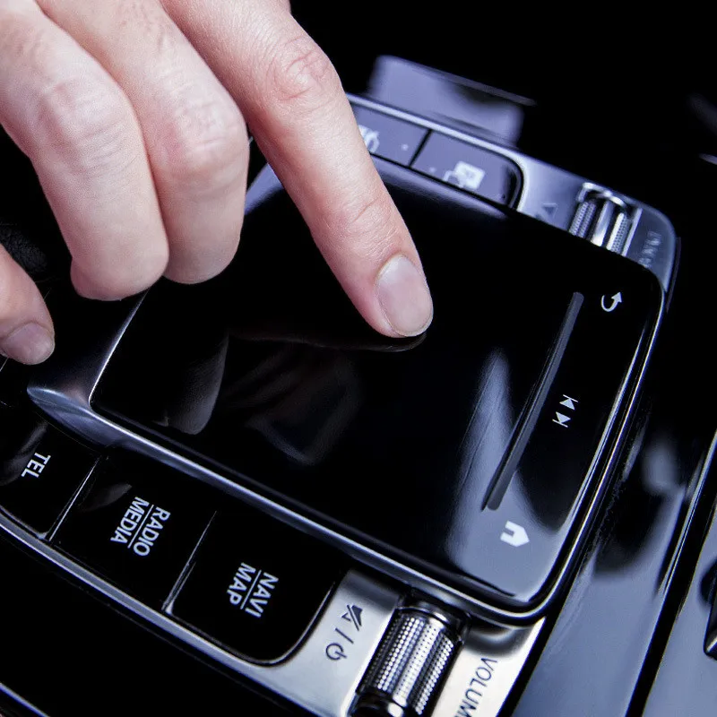 اكسسوارات السيارات لمرسيدس بنز A B CLA GLE GLS GLB الفئة W177 W247 C118 W167 بولي TPU مركز التحكم ماوس واقي للشاشة غطاء #2