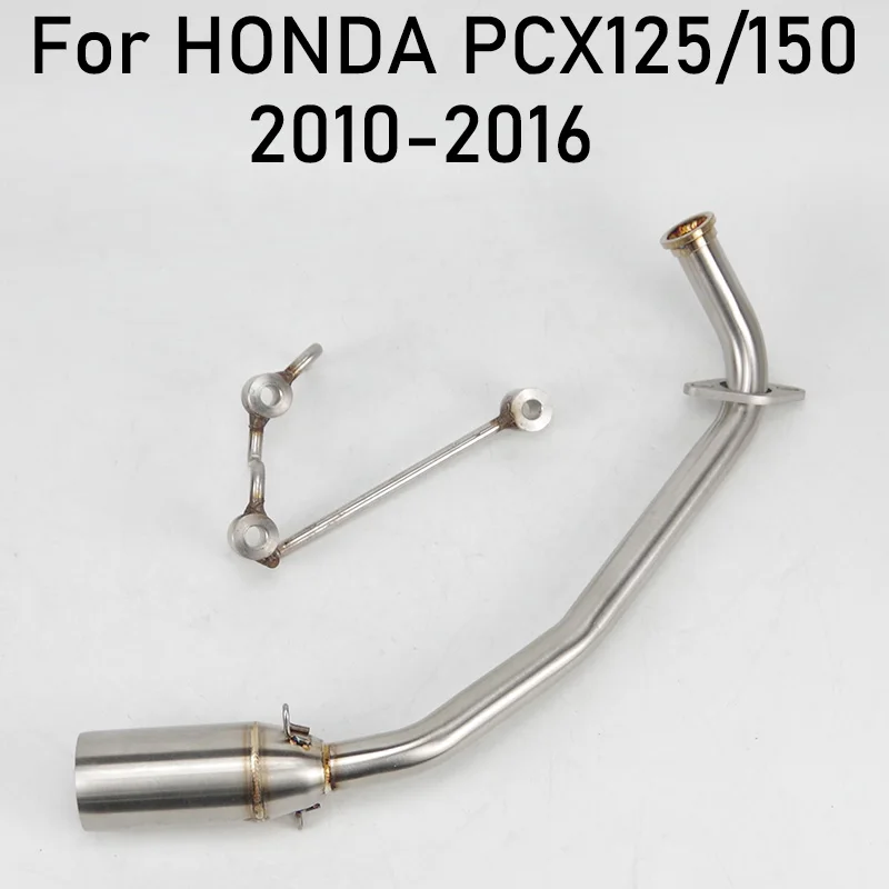 Slip On For Honda PCX 125 PCX 150 PCX125 2018 2019 2010 - 2016 Motorcycle Exhaust Modified Front Connection Mid Link Pipe