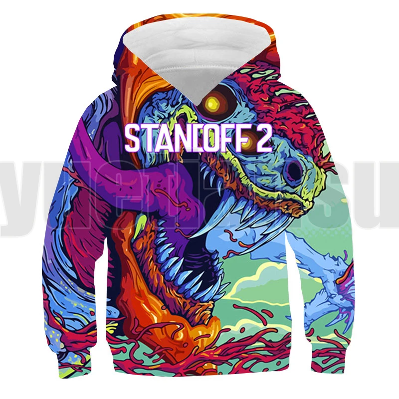 

2021 New Hot Game 3D Standoff 2 Hoodies Tops Children Sweatshirt boys girls Cute oversize Pullover Kids Cool Coat Hooded Unisex