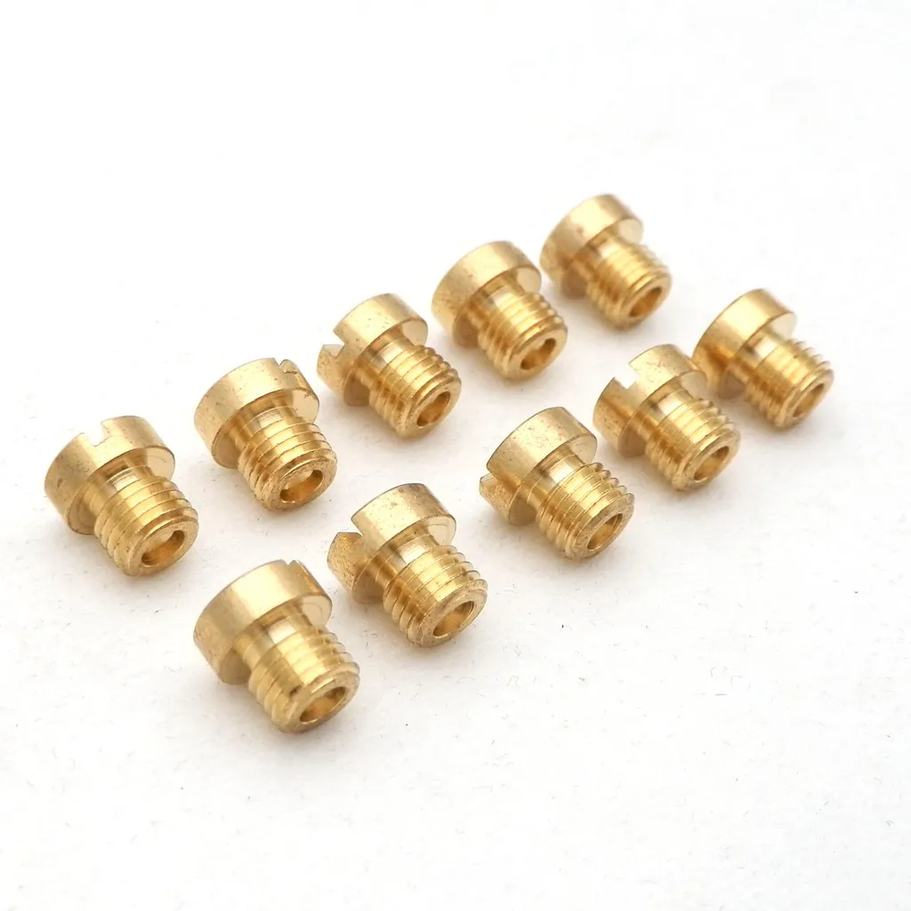 6mm Main Jet M6 Thread for DellOrto Piaggio POLINI Motoforce Carburetor Carb NC Injector Nozzle Size 50-95