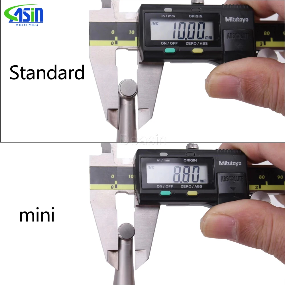 X95L MINI contraangulo Dental 1:5 Increasing Speed Handpiece Against Contra Angle LED Optic Fiber Quattro Spray Red Rings