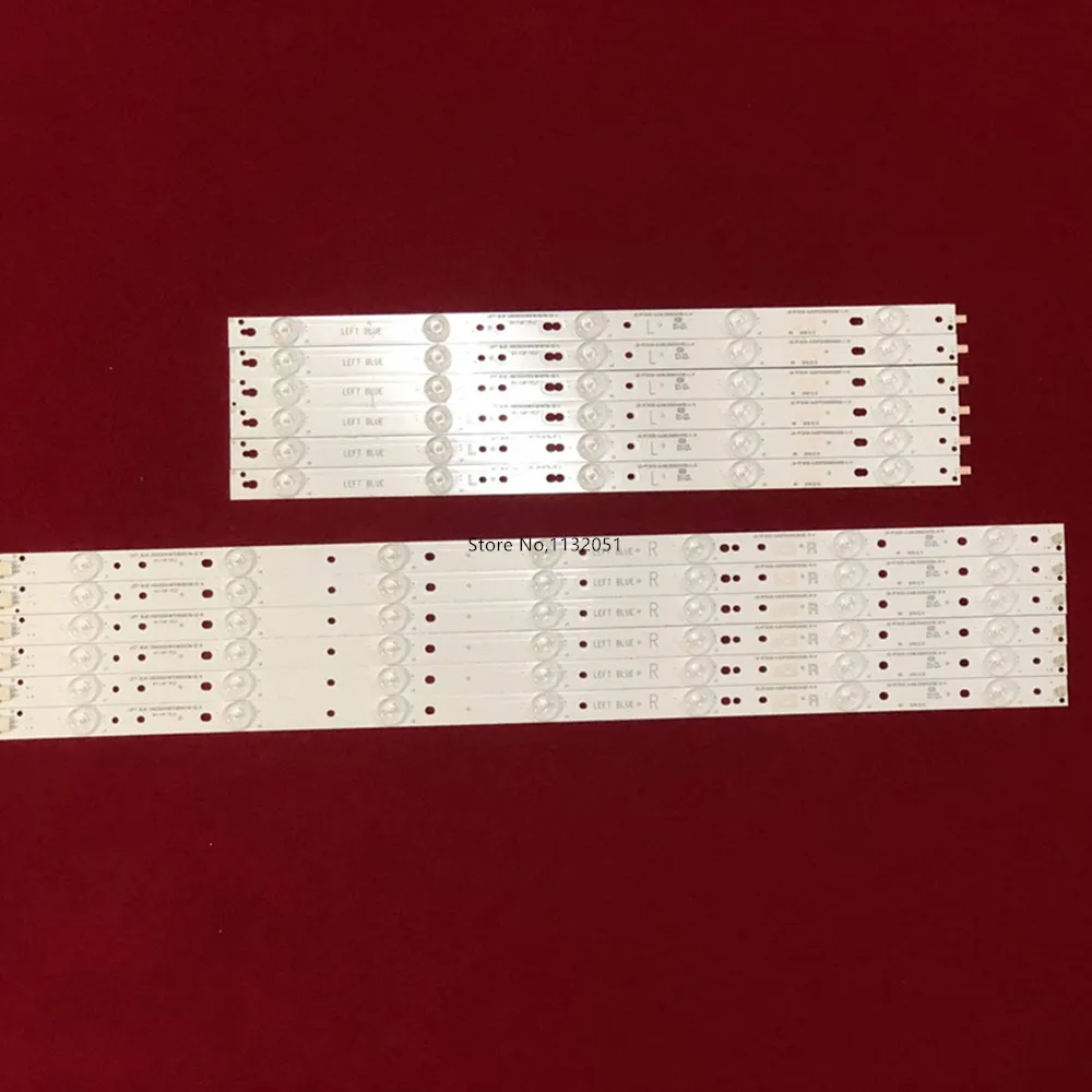 Strip LED untuk 50PFT4509 50PUF6061 50PUF6461 50PUF6631 50PUF6650 50PUG6102 50pu-6300 50PUK6400 50PUT6023 500TT67 500TT68 V2