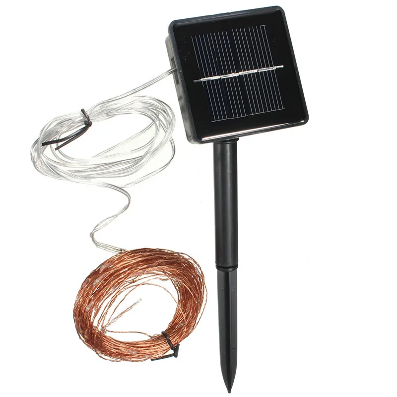 

20M 200 LED Solar Powered Copper Wire String Fairy Light Holiday Lighting String Party Decorn Lamp