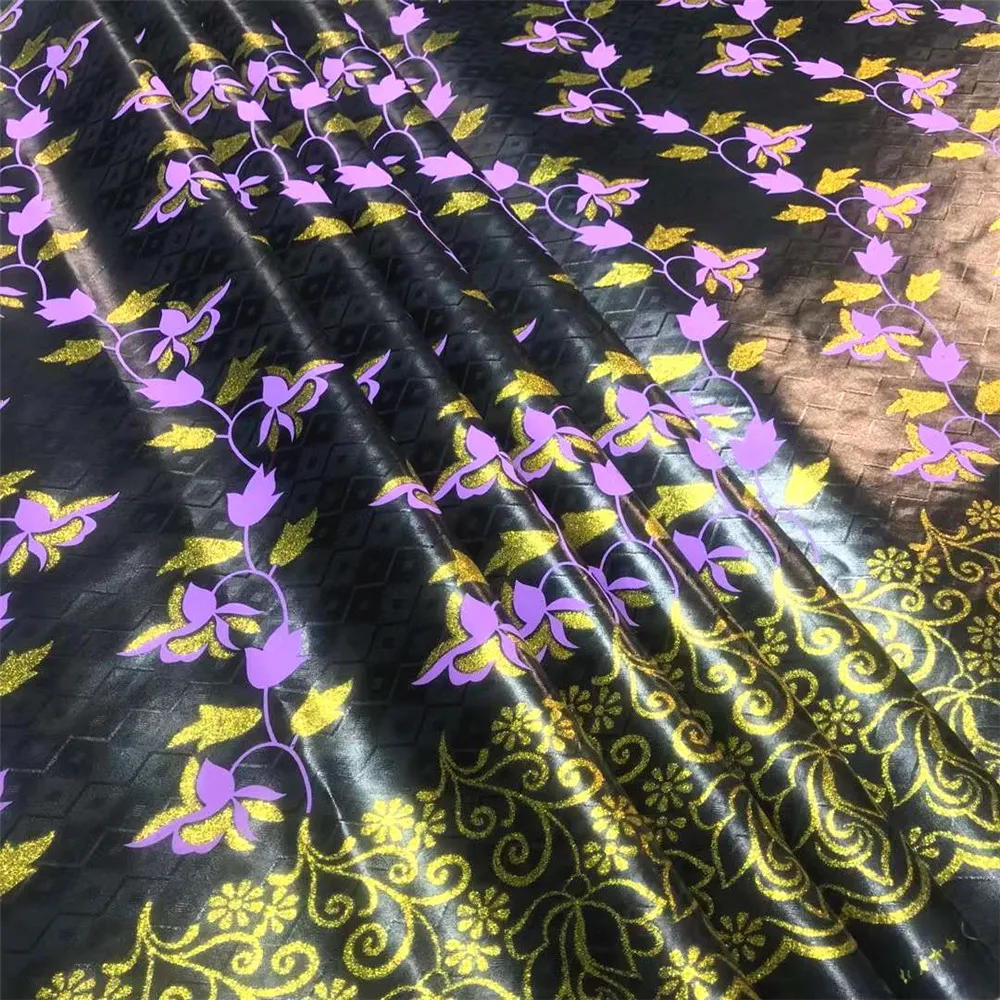 Bazin Riche Autriche Coton 2024 dubai Jacquard Brocade Fabric High Quality Keep Shinning Golden-Plating Bazain Fabrics BL471