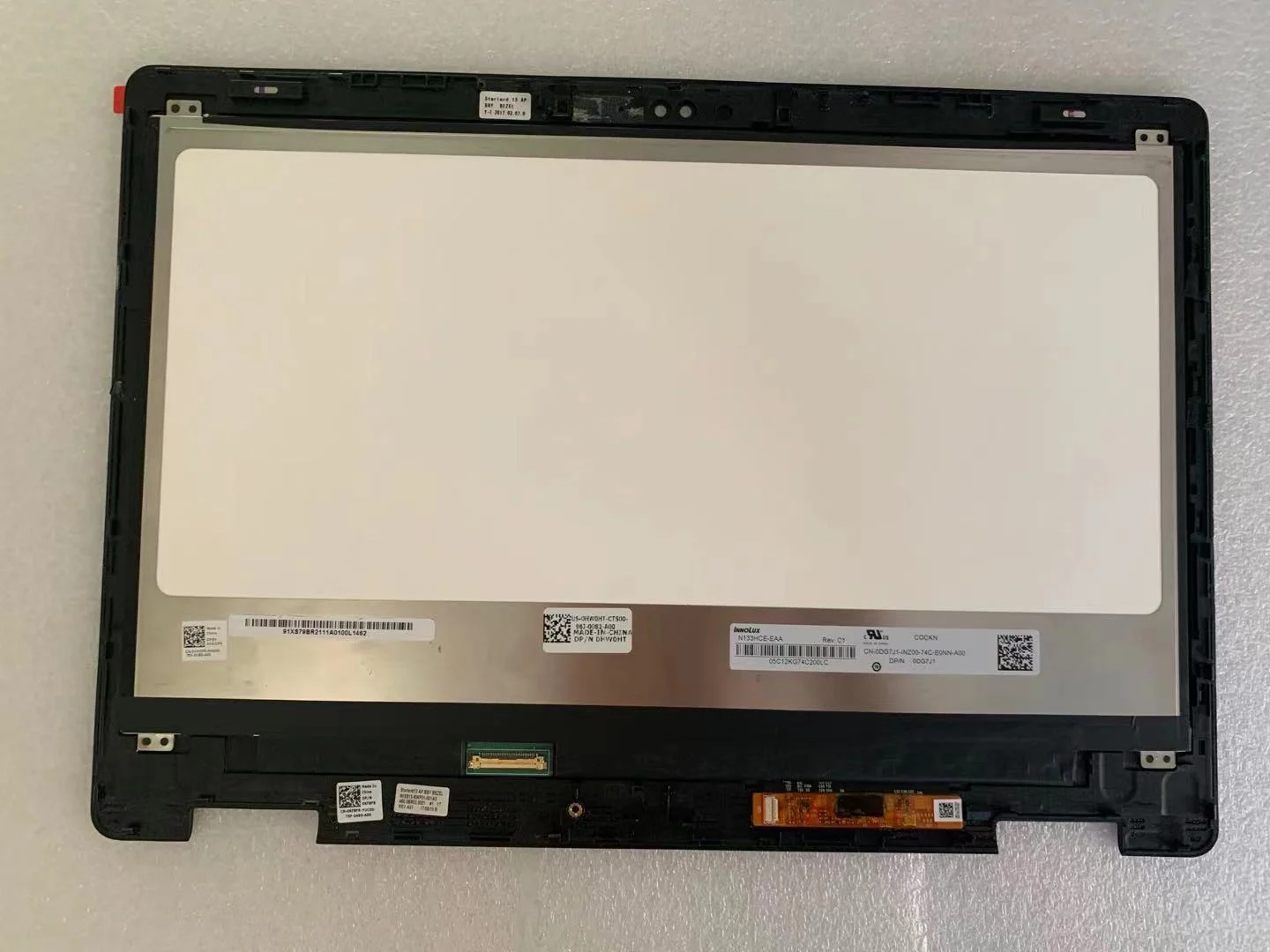 Tela Lcd Touch Digitizer Assembly Frame Moldura Lp133wf2-spl2 N133hce-eaa Fhd 30pin para Dell Inspiron 13 5379 5368 5378