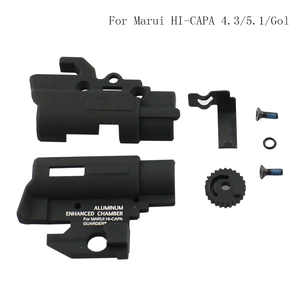 Zinc Aluminum Alloy Enhanced Hop Up Chamber Set For MARUI G17 G19 HI-CAPA TM M1911/MEU P226/E2 M45A1 M&P9