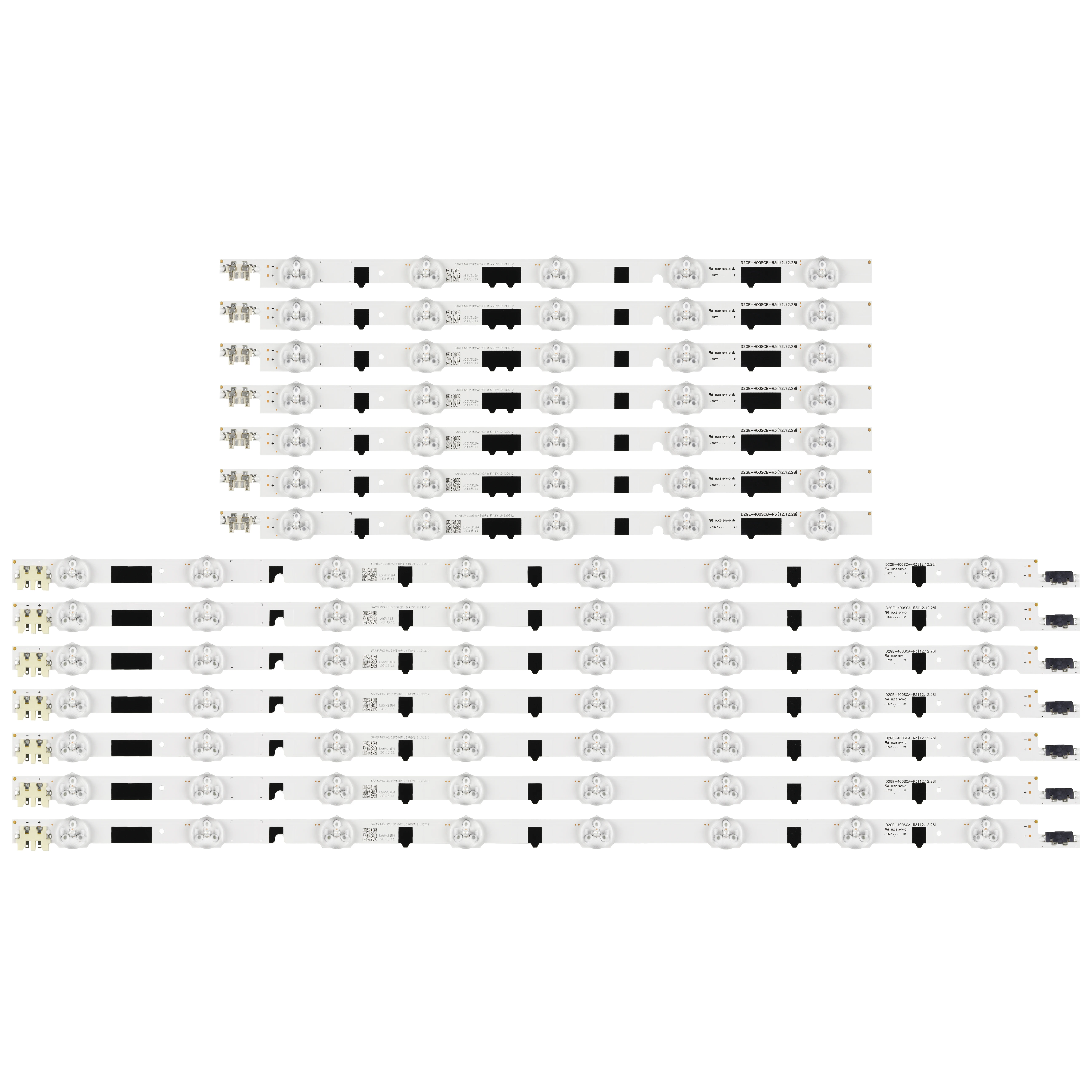 

(New Kit)14 PCS LED strip for Samsung UE40F6755 UE40F6770 UE40F6780 UN40F6100 UN40F6300 UN40F5200 UN40F5500 UN40F6800 UE40F6330