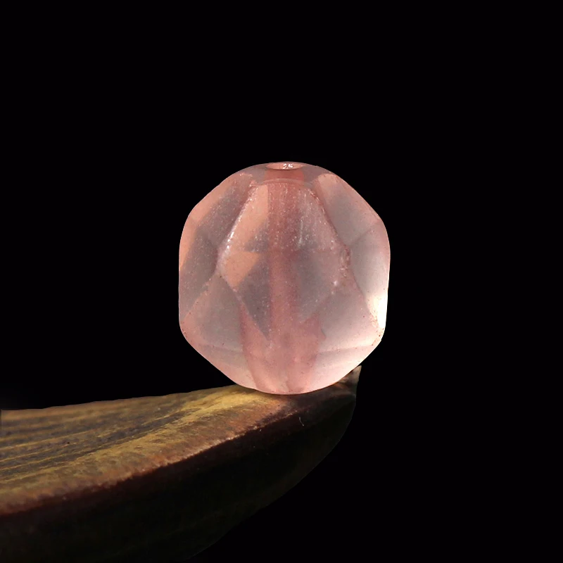 4A Natural Rose Quartz Crystal Single Bead DIY Beads Jewelry Making