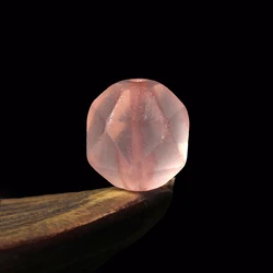 4A Natural Rose Quartz Crystal Single Bead DIY Beads Jewelry Making